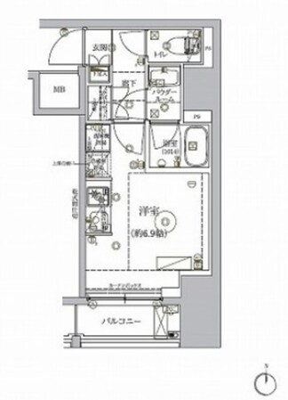 RELUXIA品川西大井の物件間取画像